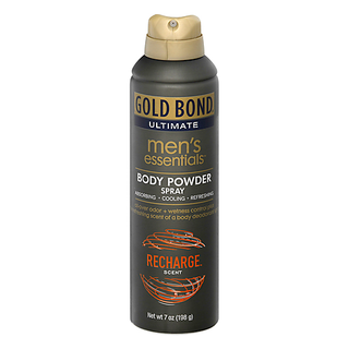 Gold Bond Ultimate Recharge Scent Body Powder Spray 7 Oz