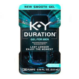 K-Y Duration Gel For Men With Pump, Male Genital Desensitizer, 0.16 Oz discontinued