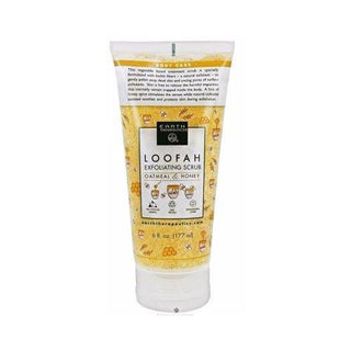 Earth Therapeutics Loofah Exfoliating Scrub Oatmeal & Honey 6 Oz