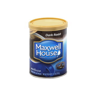 Maxwell House Dark Roast Ground Coffee, 10.5 Oz Canister