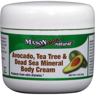 Mason Natural Avocado Tea Tree & Dead Sea Mineral Body Cream 2 Oz