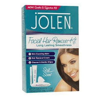 Jolen Creme Bleach Long Lasting Smoothness Facial Hair Remover Kit