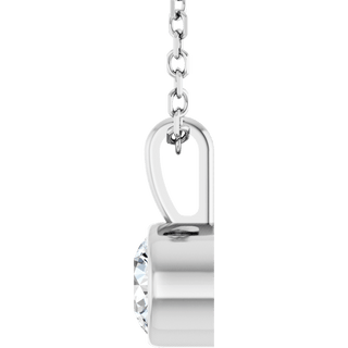 Élise Bezel Diamond Necklace 0.25 CT Natural Diamond
