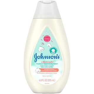 Johnson's Cotton Touch Newborn Baby Face And Body Lotion, 6.8 Fl. Oz