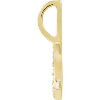 Lune Éternelle 0.07 CT Diamond Crescent Pendant