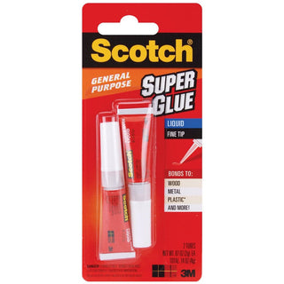 Scotch 3M AD117 Super Glue Liquid, .07 Oz
