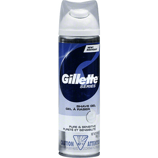 Gillette Series Shave Gel, Pure & Sensitive