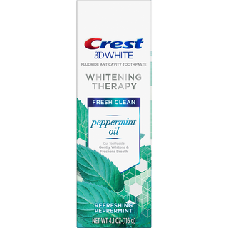 Crest 3D White Whitening Therapy Toothpaste Peppermint Oil