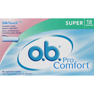 OB Pro Comfort Applicator Free Digital Tampons Super Absorbency