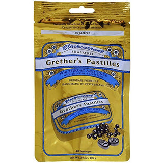 Grether's S Blackcurrant Sugarfree Pastilles 3.4 Oz