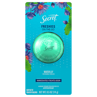 Secret Freshie Cool Waterlily Invisible Solid Antiperspirant And Deodorant - 0.5oz