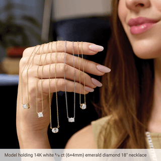 Clarté d’Émeraude 14K Gold Lab-Grown Emerald Necklace