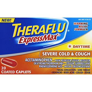 Theraflu Severe Cold & Cough, Daytime, Coated Caplets