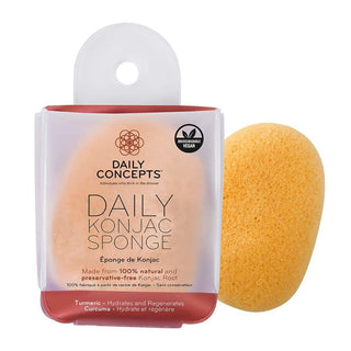 Daily Concepts Konjac Sponge Turmeric, 0.7 Oz