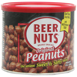 Beer Nuts Brand Snacks Original Peanuts, 12 Ounce