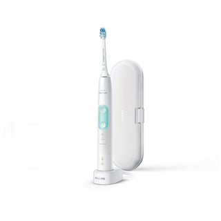 Philips Sonicare ProtectiveClean 5100 HX6857/11 Plaque Control, Rechargeable Electric Toothbrush With Pressure Sensor, White Mint