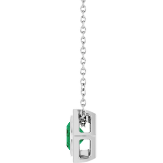 Émeraude Hexa Pendant Necklace