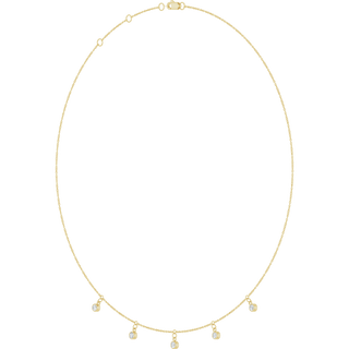 Étoile Cinq Diamond Station Necklace