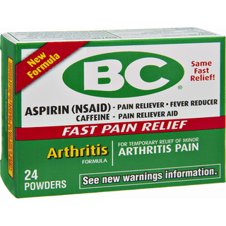 BC Aspirin And Caffeine Fast Pain Relief Arthritis Powder