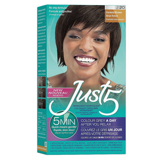 Just 5 Women's Minute Permanent Hair Color, Darkest Brown