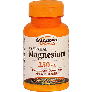 Sundown Naturals Magnesium, Essential, 250 Mg, Caplets