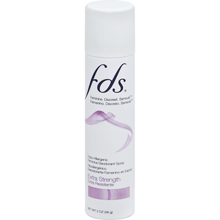 FDS Deodorant Spray, Feminine, Extra Strength 2 Oz