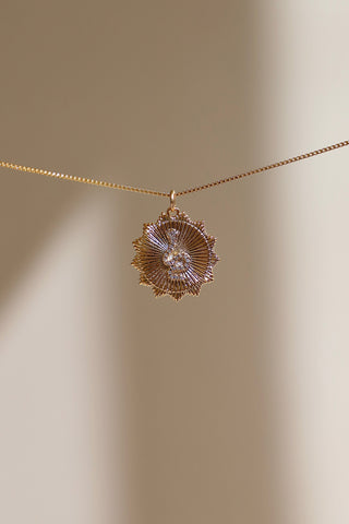 CZ SNAKE MEDALLION
