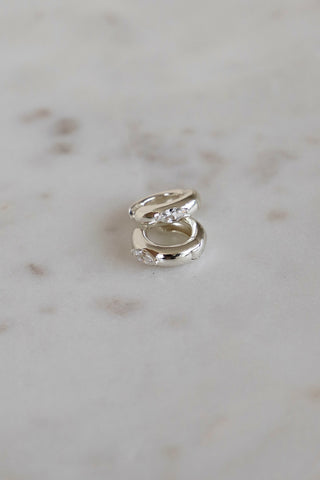 AURUM SILVER HOOPS