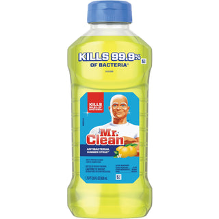Mr. Clean Multi-Surface Antibacterial Cleaner, Summer Citrus, 28 Oz Bottle