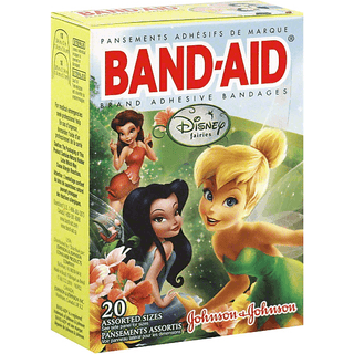 Band-Aid Adhesive Bandages, Disney Fairies, Assorted Sizes