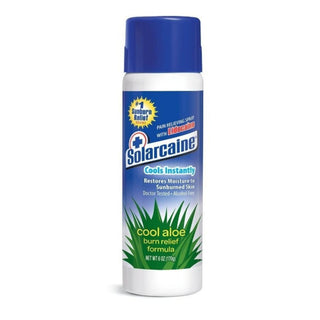 Solarcaine Cool Aloe Burn Relief Formula Pain Relieving Spray With Lidocaine 6 Oz. Aerosol Can