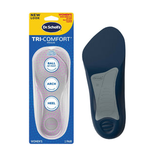 Dr Scholls Comfort Tri-Comfort Insoles For Women, 1 Pair, Size 6-10