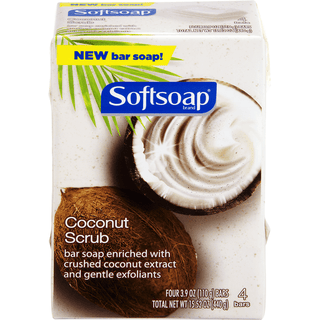 Softsoap Coconut Scrub Bar Soap