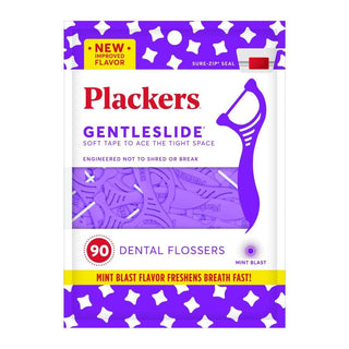 Plackers Mint Gentleslide For Tight Teeth Dental Flossers