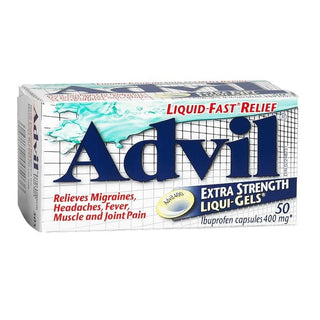 Advil Ibuprofen 200 Mg Pain Reliever/Fever Reducer Gel Caplets 50