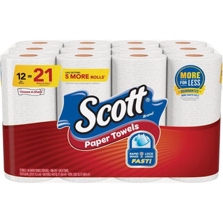 Scott Paper Towels, Big Rolls, Choose A Sheet, One Ply