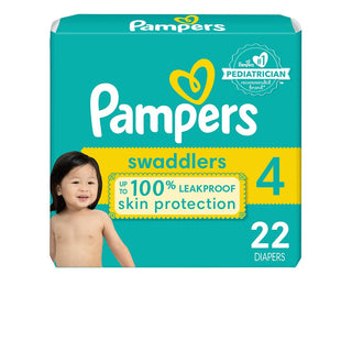 Pampers Swaddlers Active Baby Diapers Jumbo Pack - Size 4 - 22ct