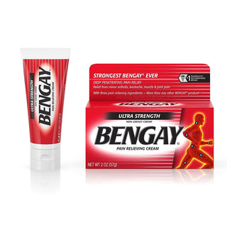 Bengay Pain Relieving Cream, Ultra Strength, Non-greasy, 2 Oz