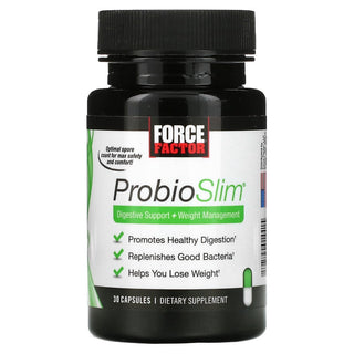 Force Factor ProbioSlim, Digestive Support + Weight Management, 30 Capsules