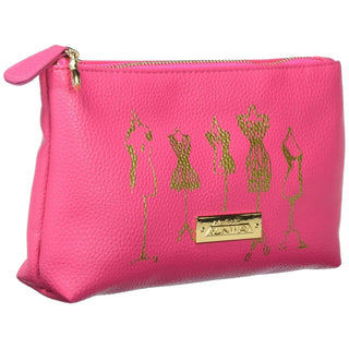 Project Runway Vintage Dress Form Cosmetic Bag, Pink