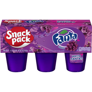 Snack Pack Fanta Grape, Juicy Gels Cups