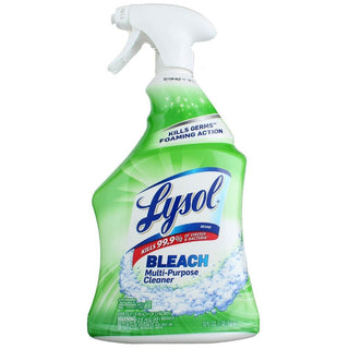 Lysol Multi-Purpose Cleaner with Bleach Spray – 32 oz (Pack of 12)