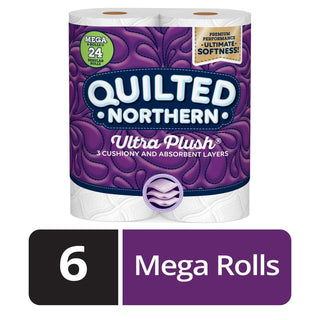 Quilted Northern Ultra Plush Bathroom Tissue Mega Rolls