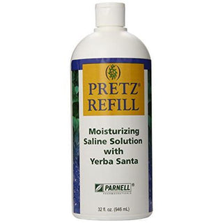 Pretz Refill Moisturizing Saline Solution With Yerba Santa, 32 Fluid Ounce