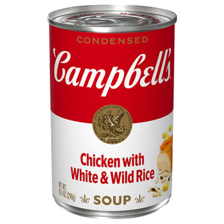 Campbell's Condensed Chicken With White & Wild Rice Soup, 10.5 Ounce Can