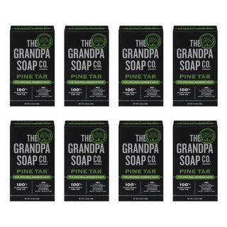 Grandpa's Wonder Pine Tar Bath Bar Soap, Lathers White - 4.25 Oz