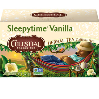Celestial Seasonings Sleepytime Vanilla Caffeine Free Herbal Tea Bags 20 Ct Box