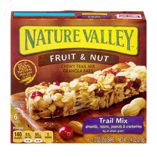 Nature Valley Chewy Trail Mix - Fruit & Nut Bars - 6ct