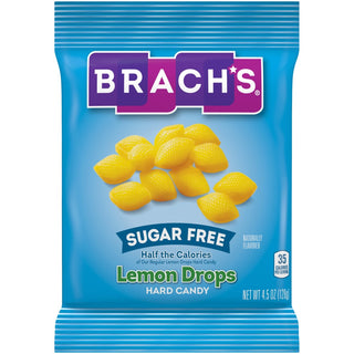 Brach's Sugar Free Lemon Drops Hard Candy 4.5 Oz. Bag