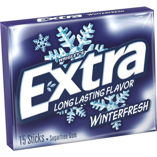 Extra Gum Winterfresh Sugar Free Chewing Gum, Single Pack, 15 Stick